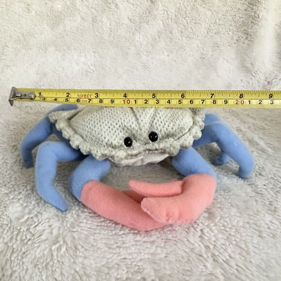 Douglas Toys Buster Blue Green Crab 8” Plush Stuffed Animal Toy #2862 - Picture 6 of 7